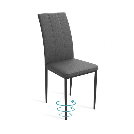 Цветовые решения стульев ЛАЙН: Серый Черный
