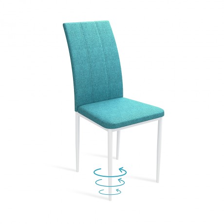 Цветовые решения стульев ЛАЙН: Бирюзовый Белый