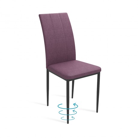Цветовые решения стульев ЛАЙН: Фиолетовый Черный