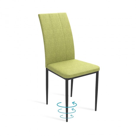 Цветовые решения стульев ЛАЙН: Зеленый Черный