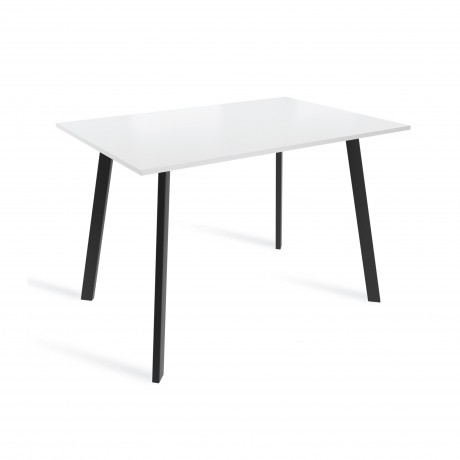 СЛИМ 2 стол не раздвижной Белый/Черный