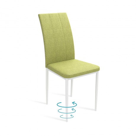 Цветовые решения стульев ЛАЙН: Зеленый Белый